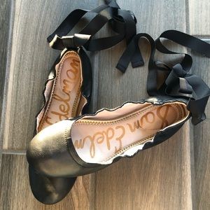 Sam Edelman Lace Up Ballet Flats size 6